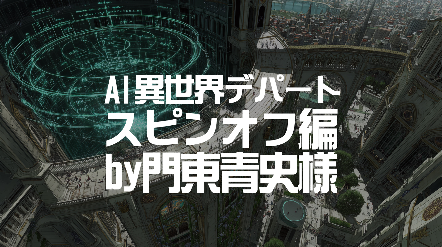 【AI異世界デパート】スピンオフ小説 - by 門東青史様